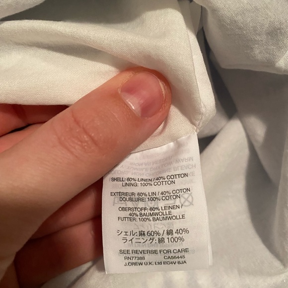 J. Crew - Pull On Stripe Linen & Cotton Skirt - NWOT - Sz S - Picture 4 of 9